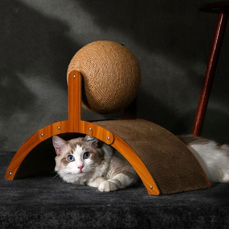 ClawSphere – Juguete de Bola Rascador para Gatos