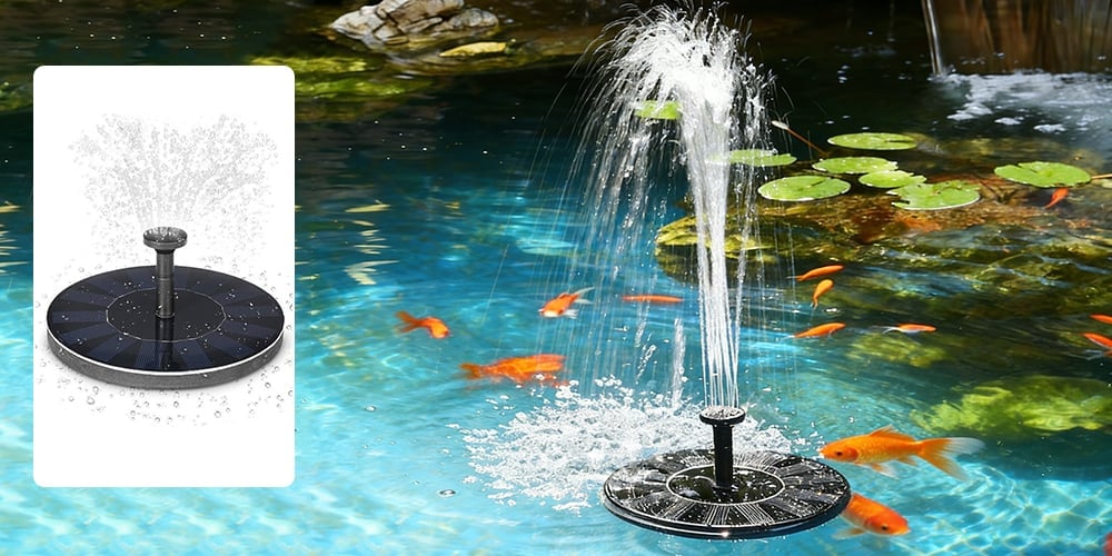 SunRipple – Fuente de agua solar