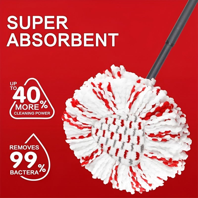 GripFiber – Cabezal universal de fregona giratoria