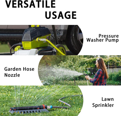 GardenPro – Edelstahl-Schnellkupplungs-Schlauchset