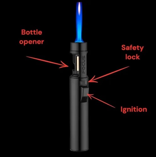 FlameCore – Encendedor de soplete portátil