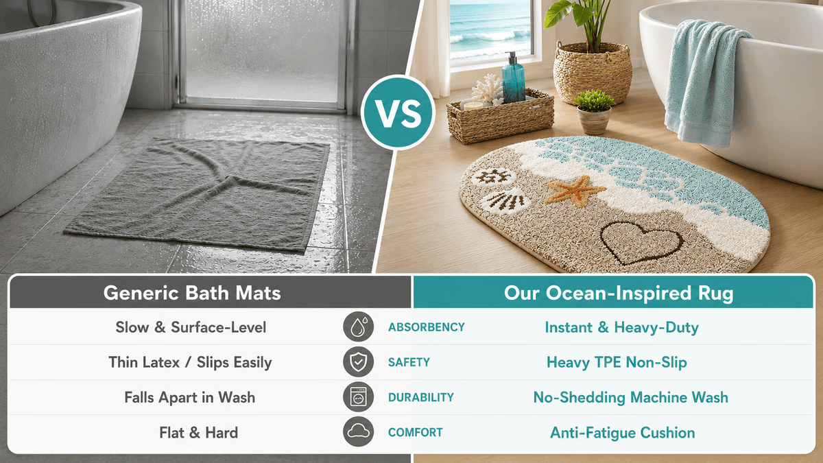 AquaCloud – Sofort trocknende Luxus-Badematte