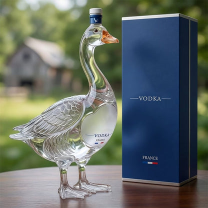 GooseCraft – Botella de Vodka de Ganso Esculpida en 3D Coleccionable