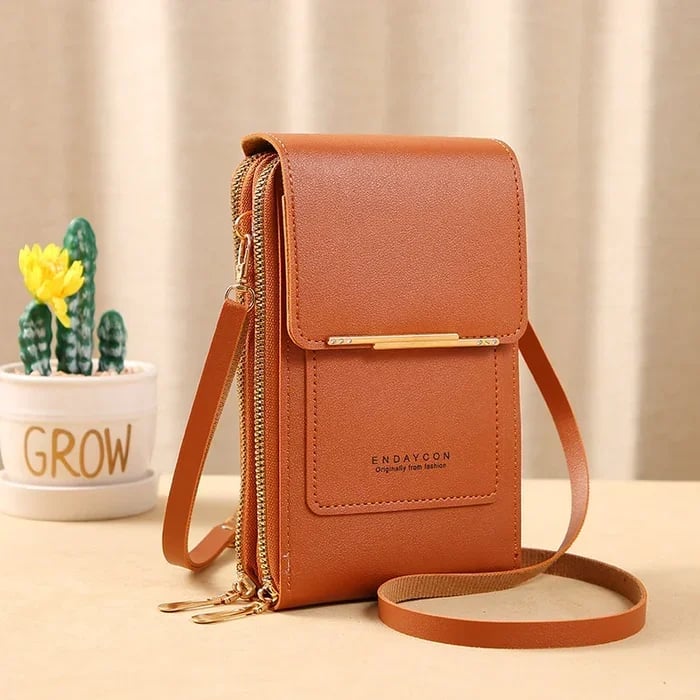 TouchCarry – Bolso tipo mensajero para mujer con pantalla táctil