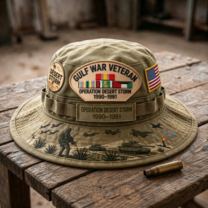 StormHonor – Sombrero Boonie de Homenaje a Veteranos de la Guerra del Golfo