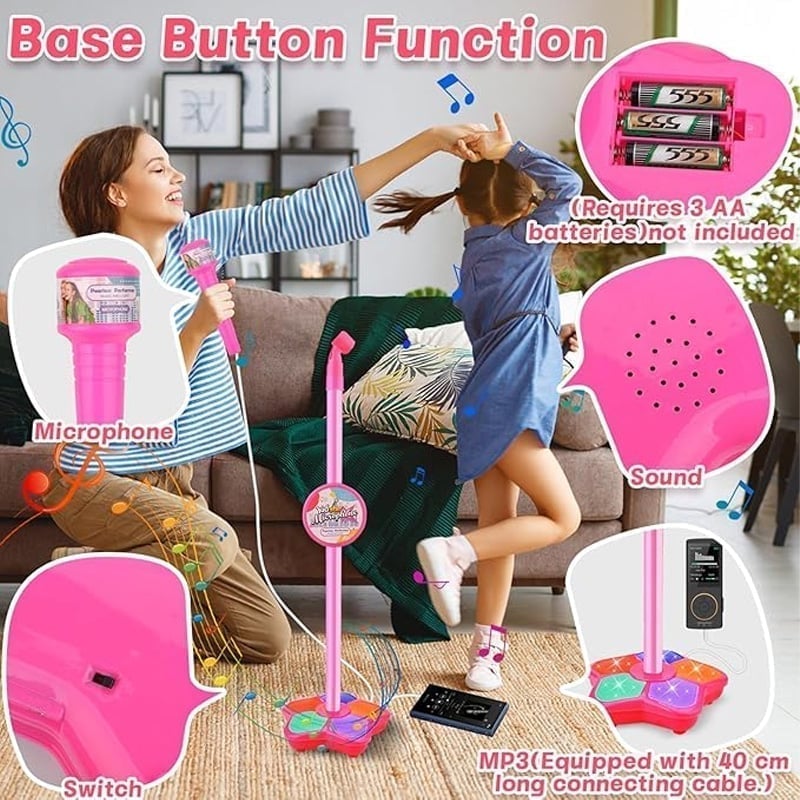FunVoice – Micrófono para niños con soporte estable