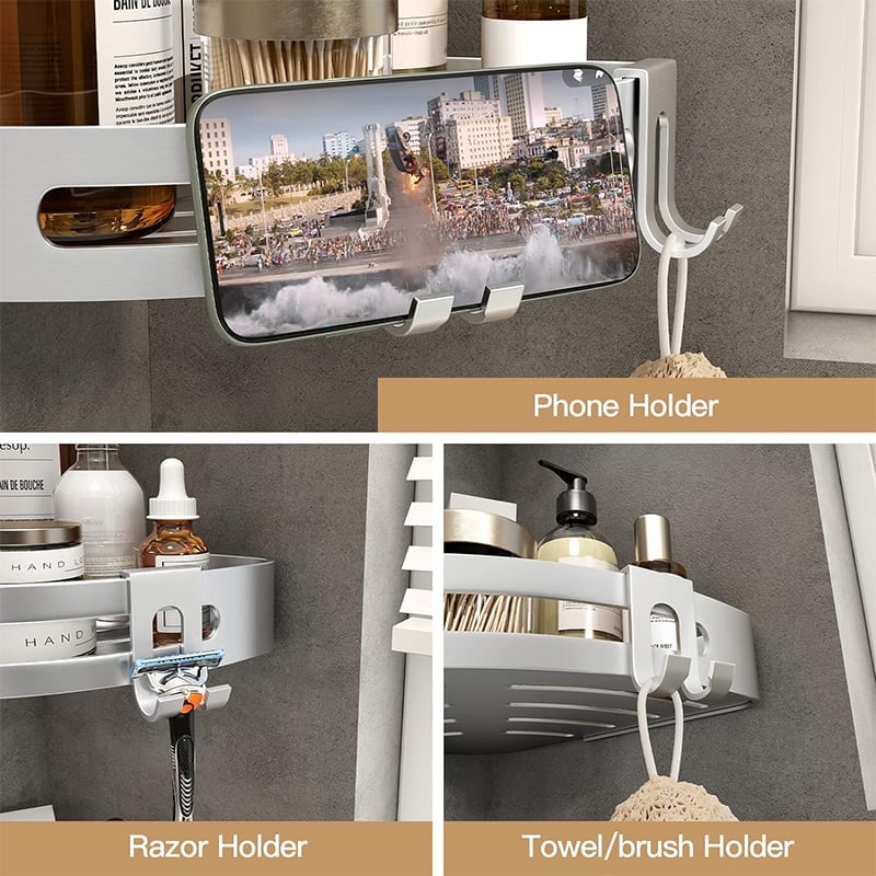 BathHaven – Triangle Suction Organizer