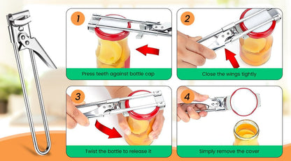 SteelMate – Abrelatas multiusos para un uso sencillo en la cocina