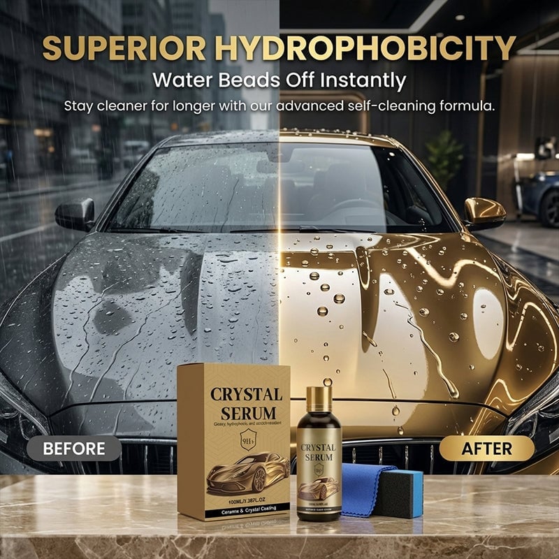 ShineFlow – Kit de revestimiento hidrofóbico para coches