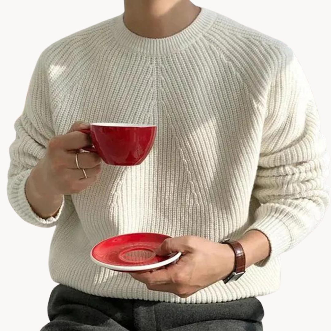 Ronan Ridgeway gerippter Pullover | ALEVITA