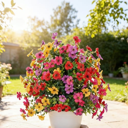 EverViolet – Enredadera de Violetas Artificiales para la Elegancia de su Hogar y Jardín