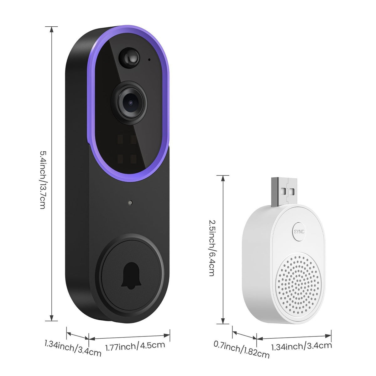 GuardCam – Sistema de seguridad inteligente HD con timbre