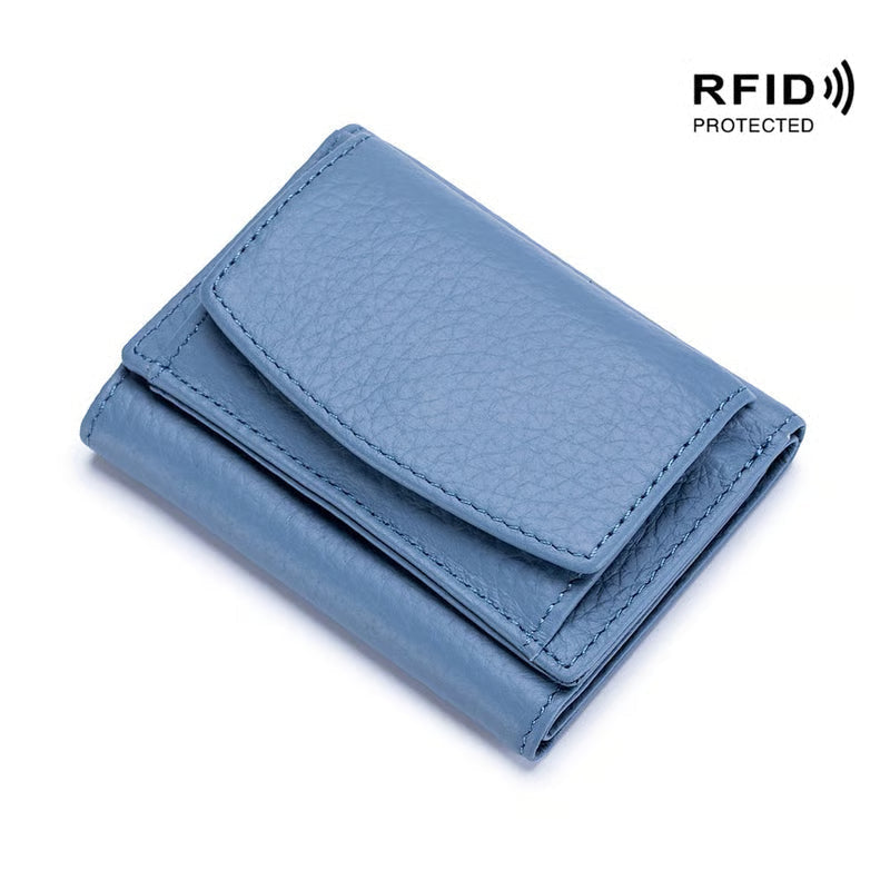 AuraVault – Premium-Lederbrieftasche mit RFID-Schutz