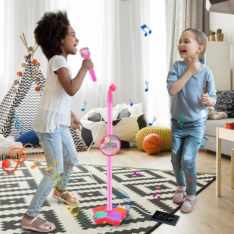 FunVoice – Micrófono para niños con soporte estable