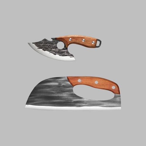 ChefForge – Juego profesional de cuchillo de chef y hacha de carnicero