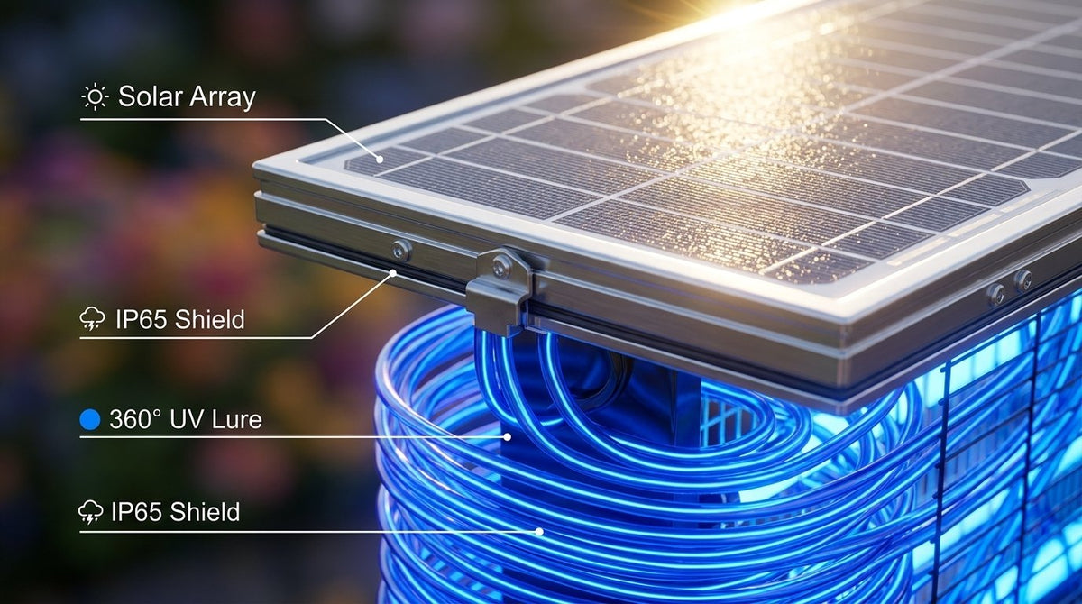 SolarGuard – Aless Solar Ahuyentador de Insectos Exterior