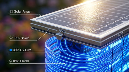 SolarGuard – Aless Solar Ahuyentador de Insectos Exterior