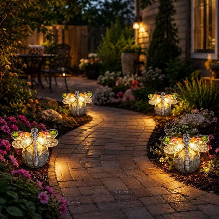 GlowWing – Luz solar para jardín con forma de libélula