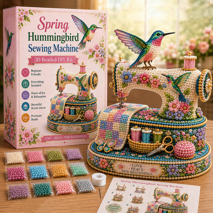 SpringBloom – Máquina de coser colibrí 3D DIY