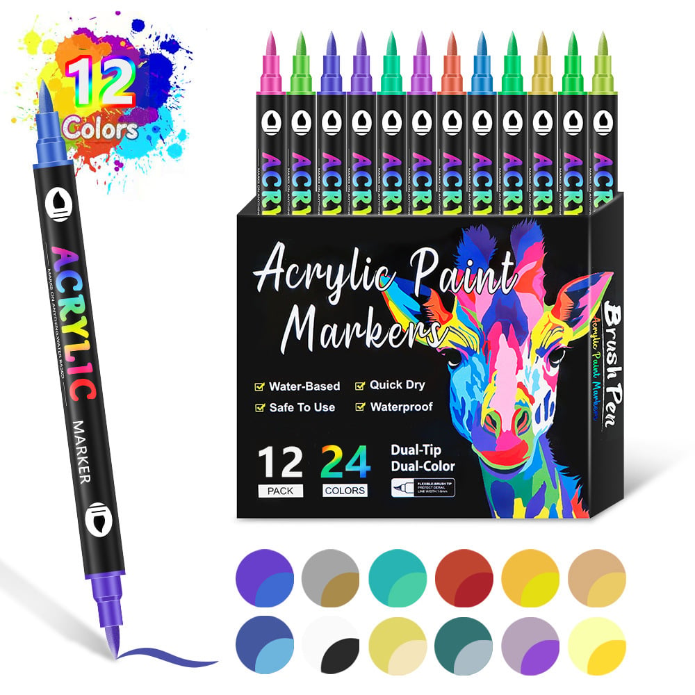 ColorCraft – Dual-Tip-Acrylmarker für Präzisionskunst