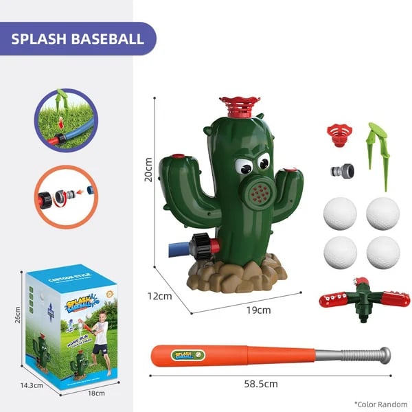 AquaSwing – Unterhaltsames Wasserspritz-Baseballspielzeug
