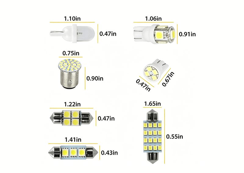 LumiDrive – Kit interior LED superbrillante de 42 piezas