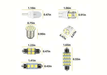 LumiDrive – Kit interior LED superbrillante de 42 piezas