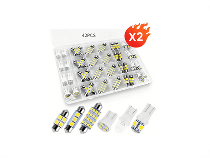LumiDrive – Kit interior LED superbrillante de 42 piezas