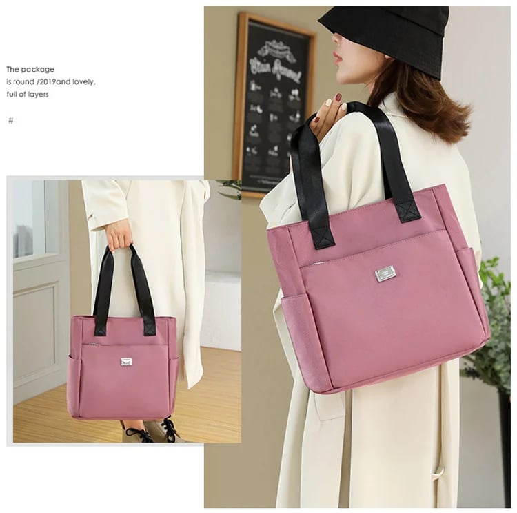 UrbanTote – Bolso de hombro de gran capacidad con múltiples bolsillos
