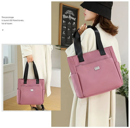 UrbanTote – Bolso de hombro de gran capacidad con múltiples bolsillos