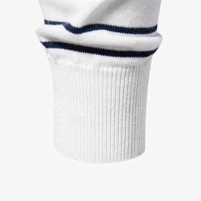 Gestreifter Baumwollpullover im Atlantic-Stil | ALEVITA