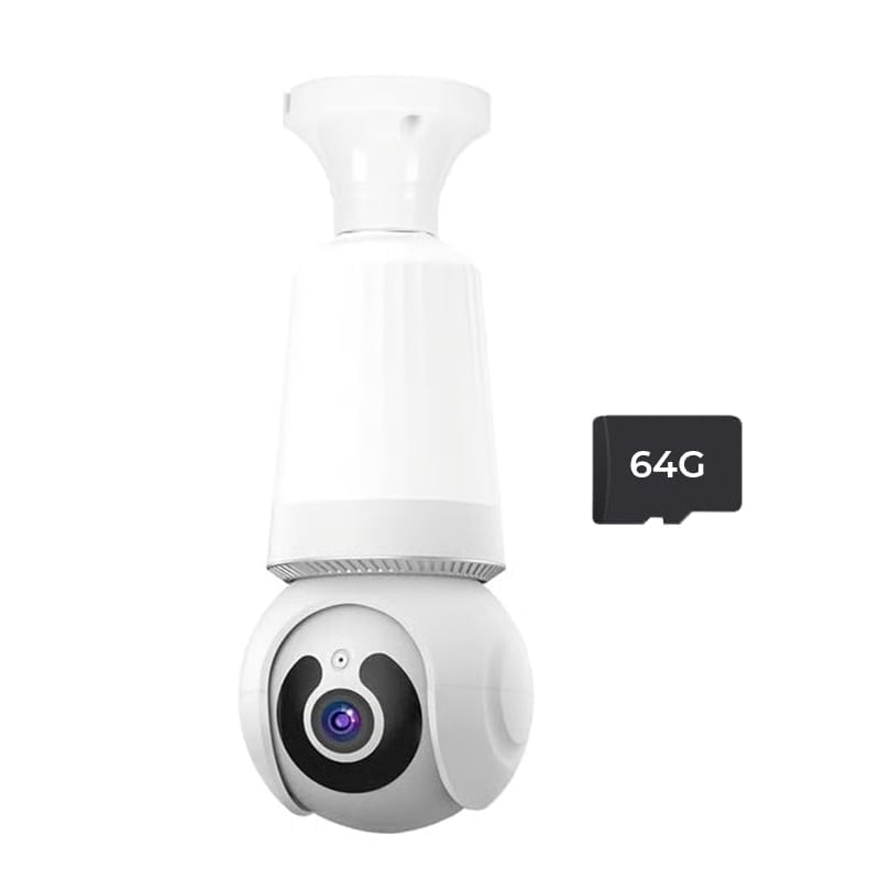 LumiGuard – Cámara de seguridad inteligente inalámbrica con bombilla