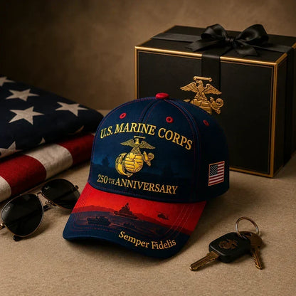 SemperValor – Gorra Bordada Herencia Devil Dog
