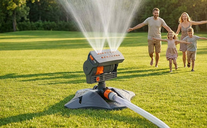 AquaSweep: Aspersor oscilante ajustable