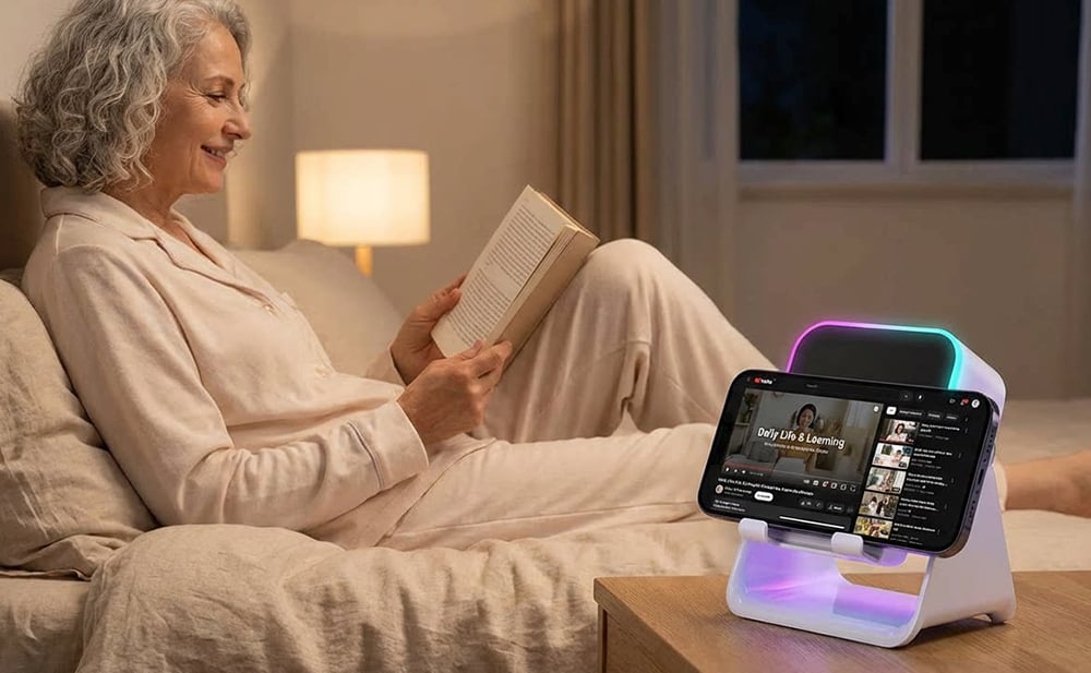 TuneStand Elite – Amplificador de sonido por inducción inalámbrico