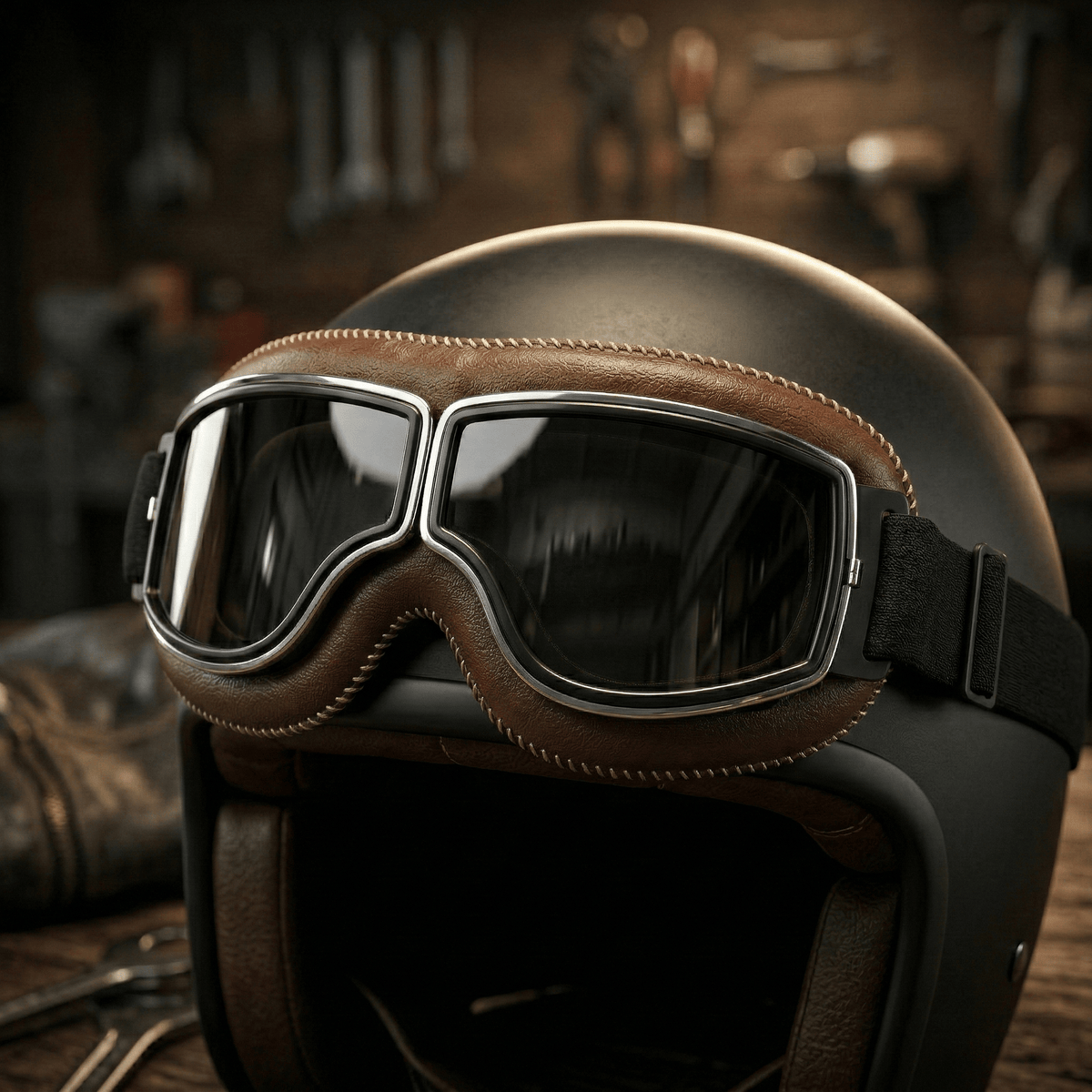 RetroRide – Gafas OTG para motocicleta estilo vintage