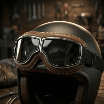 RetroRide – Gafas OTG para motocicleta estilo vintage