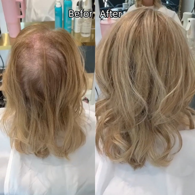 VolumeGrace – Nahtlose wellige Haar-Topper-Extension