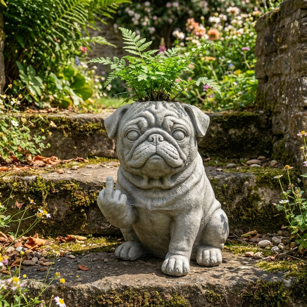 BullyPot – Dekorativer Hunde-Blumentopf