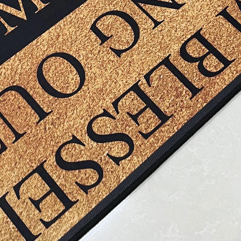 TexturaStep – Felpudo con elegante patrón de letras