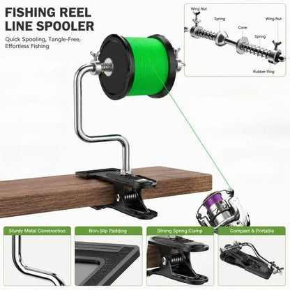 SpoolPro – Herramienta para Bobinar Hilo de Pesca