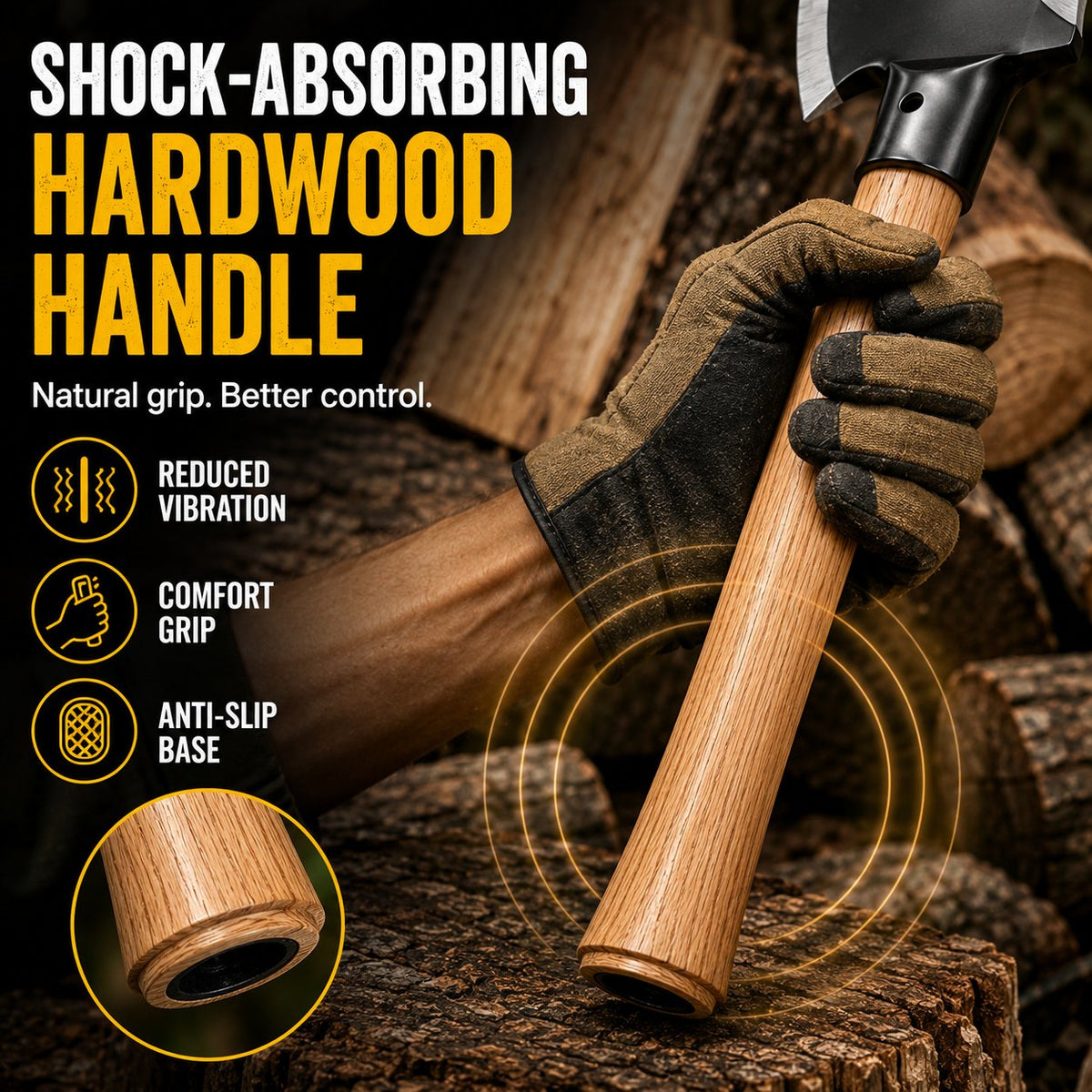 TimberClaw – Hacha de desbroce de doble filo