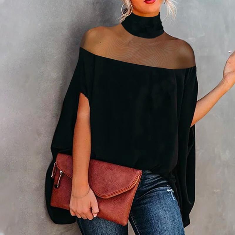 FlowBreeze – Blusa Batwing Fluida