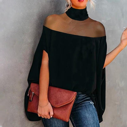 FlowBreeze – Blusa Batwing Fluida