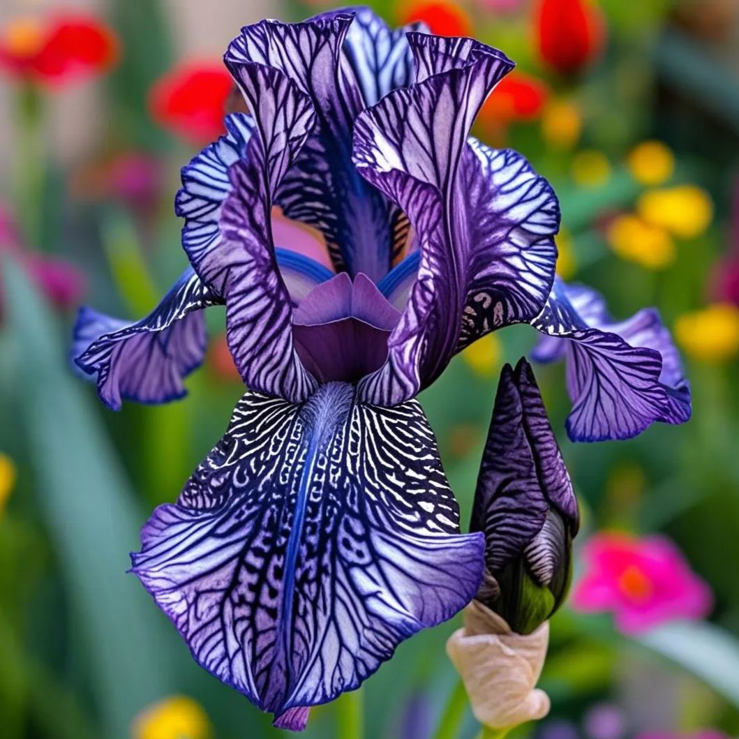 BloomAura – Exotische Hohe Bart-Schwertlilie