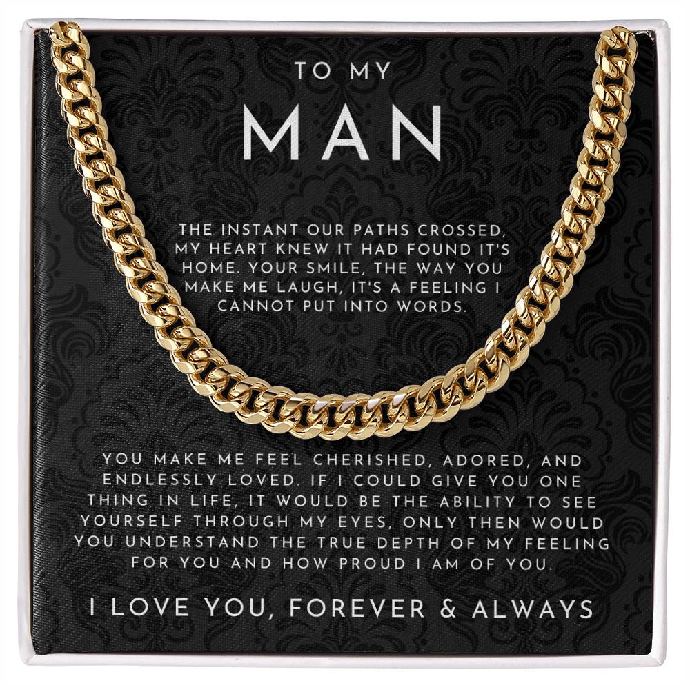 ForeverHim – Significativo Collar “Para Mi Hombre”