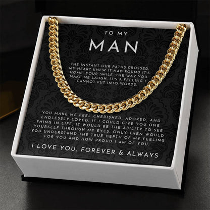 ForeverHim – Significativo Collar “Para Mi Hombre”
