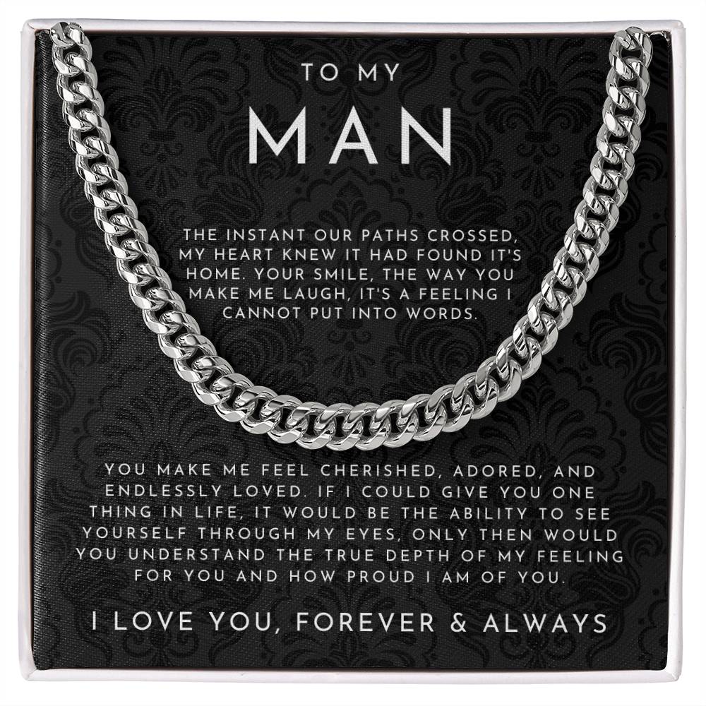 ForeverHim – Significativo Collar “Para Mi Hombre”