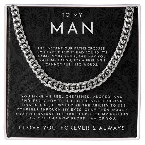 ForeverHim – Significativo Collar “Para Mi Hombre”