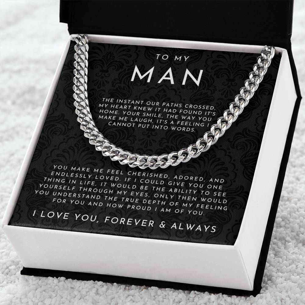 ForeverHim – Significativo Collar “Para Mi Hombre”